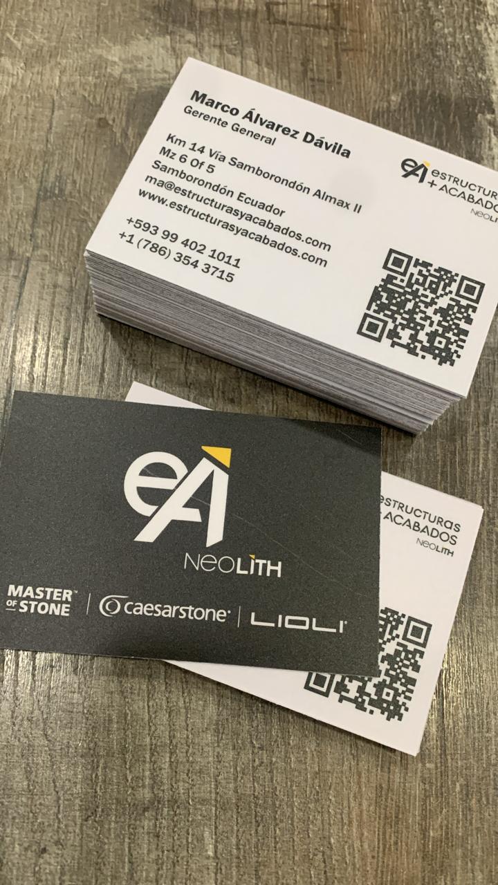 Tarjetas de presentación corporativas